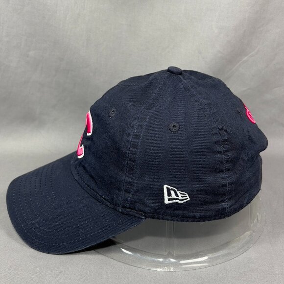 New Era Chicago Cubs MLB Strapback Hat Cap 940 Adjustable Navy Pink Dad Womens - Picture 4 of 15